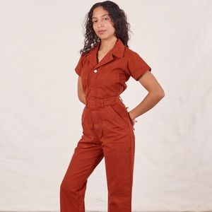 NWT Big Bud Press XS Paprika Short Sleeve Jumpsuit